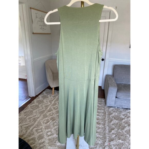 Athleta Modal Dress Minimal Travel Buttery Soft Lounge Neutral Summer - Picture 3 of 9